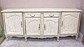 vintage french painted sideboard